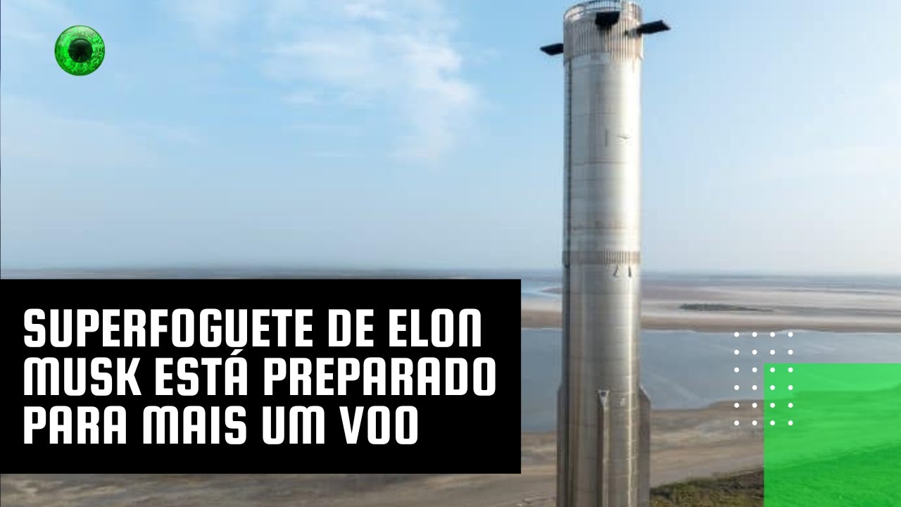 Superfoguete de Elon Musk está preparado para mais um voo