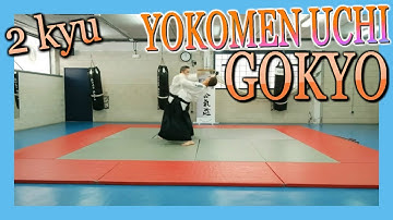 ⛩️ aïkido techniques - TACHI WAZA - YOKOMEN UCHI GOKYO - OMOTE - URA 🔥 !!! - 2 kyu - test # 004