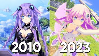 Evolution of Hyperdimension Neptunia Games (2010-2023)