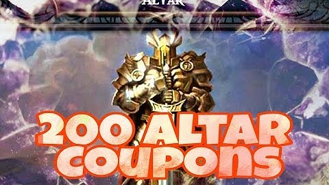 [DECK HEROES] - 200 Altar Coupons Draws