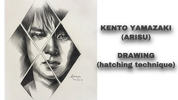 Drawing Arisu ( Kento Yamazaki) | Alice in Borderland [hatching technique]