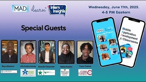 MAD-learn Intern Insights 2025 Trailer