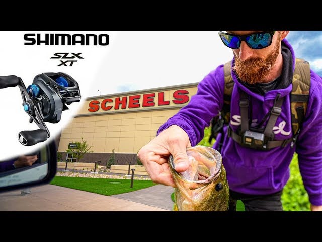 BUYING NEW $140 SHIMANO SLX XT FISHING REEL AT SCHEELS! (Worlds Largest All  Sports Store) + REVIEW 