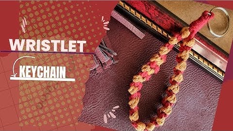 Pastime Creation/ how to become productive ,make wristlet keychain,diy easy tutorial?
