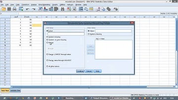 How To Recode Same Variable By Spss
