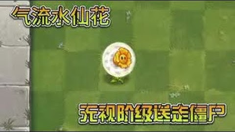 发射空气炮的气流水仙花 #气流水仙花 #植物大战僵尸2