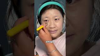 Before and After Makeup Transformation ✨ | The Old Lady Turned Into a Young Beauty 💄 #Makeup #shorts