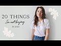 20 THINGS I’M NOT BUYING IN 2019 | minimalism & saving money