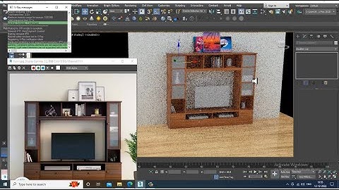 3DsMax Tutorials, Learn 3D Modeling and Texturing a TV Unit from Scratch in 3dsmax ( Part 5)