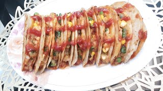 Crispy Potato tacos |Tacos recipe | Taco Mexicana Homemade Dominos Style in Tawa |Potato Tacos
