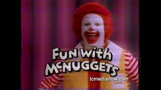 Mcdonalds Fun With Mcnuggets 1985