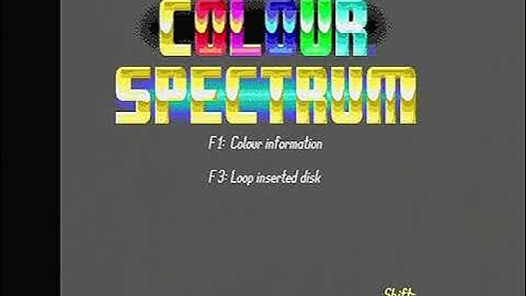 C128: Colour Spectrum VDC 80 color demo by Crest