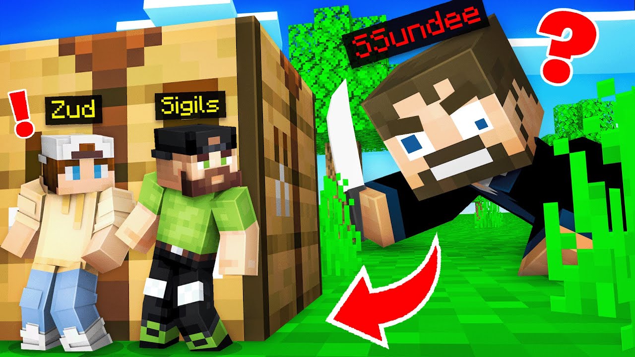 Giant vs Tiny Hide and Seek in Minecraft...