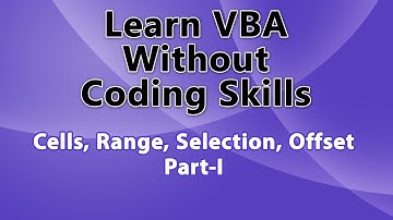 Work with Cells, Range, Selection & Offset in VBA