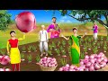     onion farming pyaj ki kheti story 3d hindi moral stories  maa maa tv hindi kahaniya