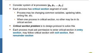 CSC520-Chapter6 :Process Synchronization-Part1