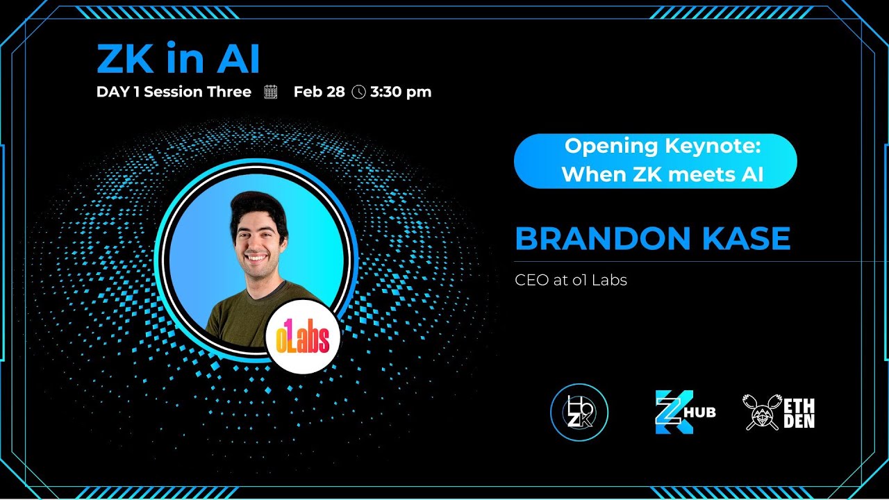 When ZK meets AI - Brandon Kase, CEO at o1 Labs
