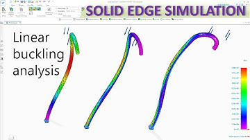 Solid Edge Simulation (FEA) Tutorials #9 | Linear Buckling Analysis