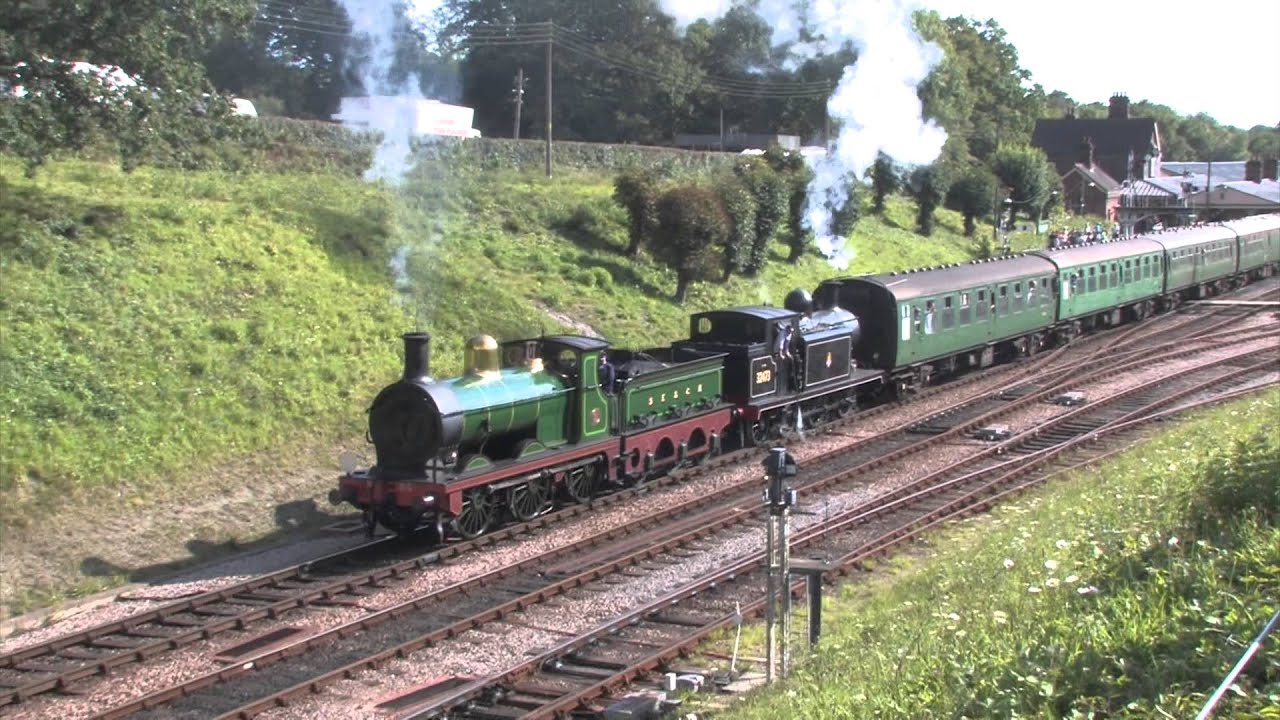 Bluebell Railway in action 12th August 2007 125 Steam cavalcade YouTube