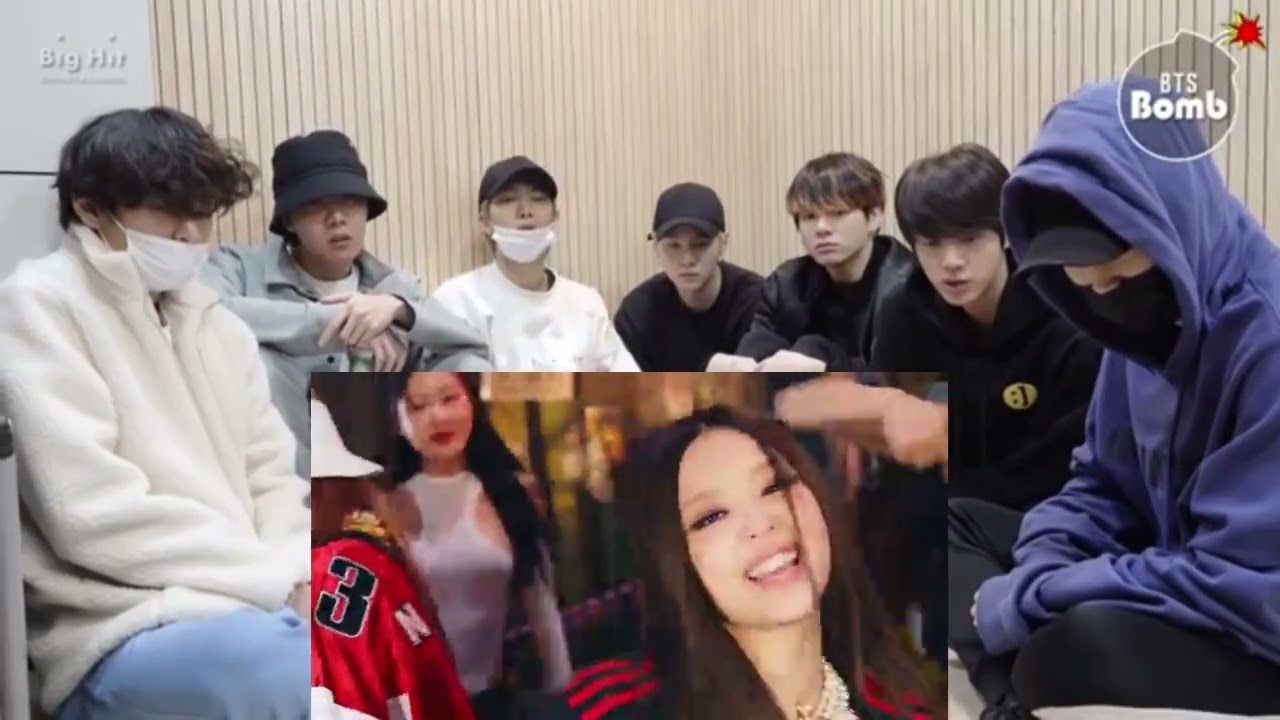 bts reaction to blackpink Pink Venom M/V