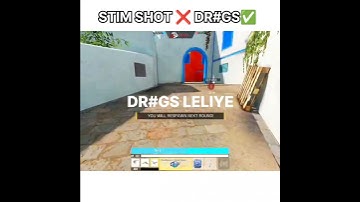 STIM SHOT ❌ DR#GS ✅ #memes #gaming #codm #callofduty #codmobile