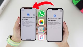 Pasar TODOS Los DATOS De Un iPhone a Otro ✅ WhatsApp, Fotos & Más! Sin PC, 2022