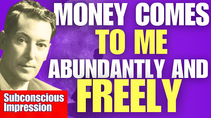 'Money Comes To Me Abundantly & Freely' |Neville Goddard Subconscious Impression(Listen Day & Night)