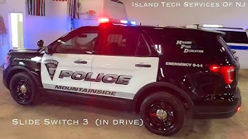 New Police Interceptor Utility with Code 3 Pursuit lightbar