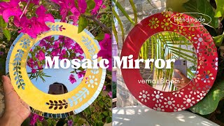 Mirror Mosaic Art | DIY Mosaic Wall Hanging