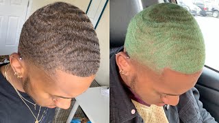 dyeing waves electric green like frank ocean (easy)  (2024)