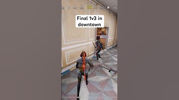 Easy 1v3 in downtown | CoD Mobile #codm #gaming #callofdutymobile