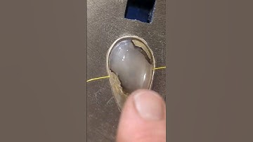 Sawing, Filing, And Sanding A Custom Made "BEZEL" For A "CABOCHON" #wander with Barbee