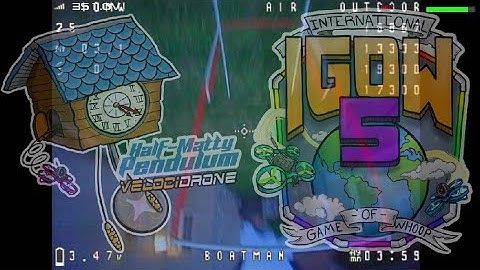 IGOW5 Challenge #5 = Velocidrone Half-Matty Pendulum