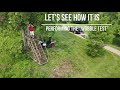 How I Setup My Pond Zipline Launch Platform - Old Airplane Boarding Stairs