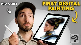 Traditional Artist tries Digital Art for the first time!