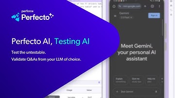 Test the Untestable With Perfecto AI: AI Testing AI Applications