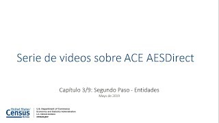 Tutorial de AESDirect Capítulo 3: Segundo Paso – Entidades