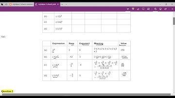 Q1 Ex- 4A Class 7 Schand chapter 4 Powers and Exponents