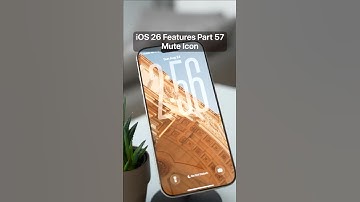 iOS 26 Features Part 57: Mute Icon #apple #ios26 #ios26features #ios26update #ios26tricks