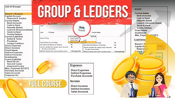 ACCOUNTING MASTERS  - LEDGERS & GROUPS | 2025 TallyPrime Full Course | Lesson-5 @LearnWell