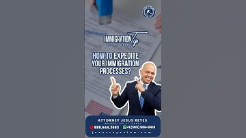 How to expedite your immigration processes? #inmigración #jesusreyeslaw