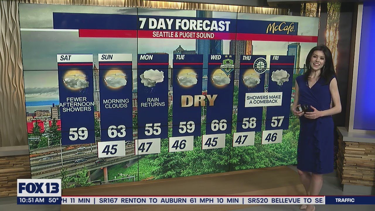 Weekend starts rainy and ends dry | FOX 13 Seattle - YouTube