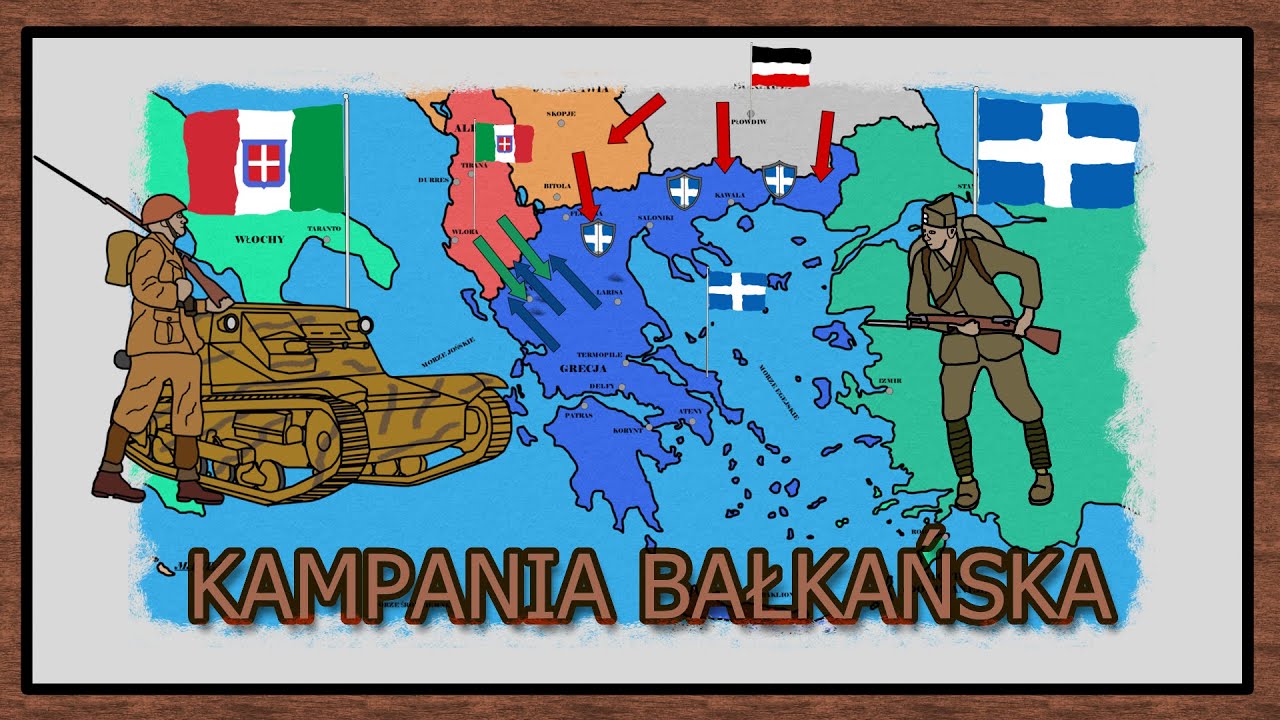 Kampania Bałkańska 👊 🇬🇷Grecja w walce z państwami Osi ⚔️