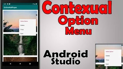 Contextual Option Menu With RecyclerView in Android Studio || Easy Way || *Everything Easy*
