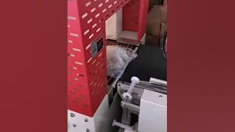 Automatic L bar POF film shrink wrapping machine
