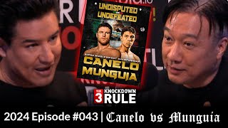 THE 3 KNOCKDOWN RULE EPISODE 43 | CANELO VS MUNGUIA PREVIEW | JIM LAMPLEY ON THE SHOW!