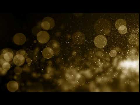 background particles gold bokeh glitter awards dust abstract background loop