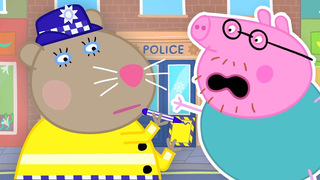 Daddy Pig Gets A Parking Ticket! - YouTube