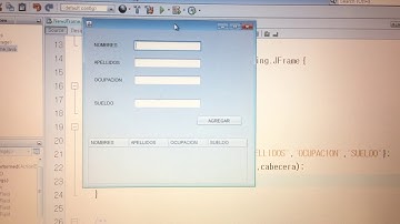 Java netbeans como hacer un jtable o tabla #58