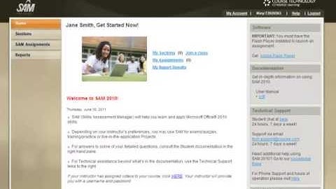 Getting Started with SAM 2010